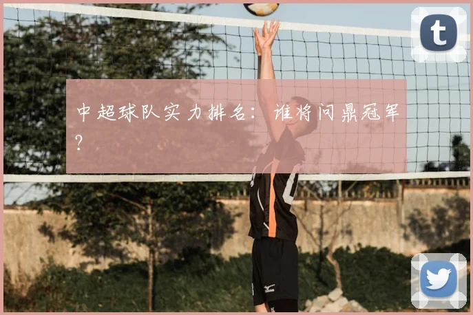 中超球队实力排名：谁将问鼎冠军？